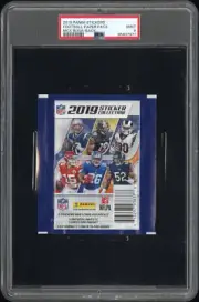 2019 Panini Stickers Pack SHOWING Nick Bosa CARD RC #70, PSA 9 POP 1, No 10