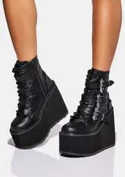 [Demonia] Swing Platform Ankle Boots