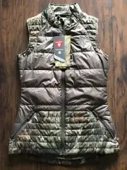 Browning Full Zip Regular Fit Primaloft Vest A-TACS Camo Women’s Size Small NWT