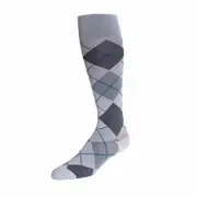 Dr. Comfort Small Rejuva Socks Argyle Smoke 15-20mmHg