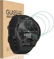 [3 Pack] for Garmin vivomove 3s Screen Protector, 9H Hardness Scratch Resistant Tempered Glass Screen Protector Protective Film Cover for Garmin vivomove 3S