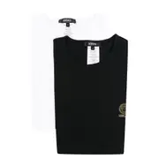 [Versace Underwear] Versace Underwear Medusa-print Cotton T-shirt (pack Of Two) VI NUMERIC WHITE/BLACK