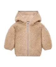 Moncler Enfant Zipped Teddy Hoodie 912M,1824M,69M,3,9M,1218M,36M,24M Beige