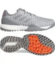 Adidas Mens CODECHAOS Sport Grey/Red Spikeless Golf Shoes Size 8 New EE9112