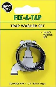 Fixatap Trap Washer Kit, 32 mm Size, Black