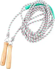 POPETPOP 1Pc Wooden Handle Jump Rope Lightweight Exercise Skipping Rope for Beginners for Fitness Training and Outdoor Activities Random Color Random Color