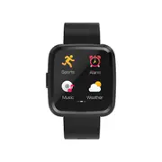 CY7 1.3inch IPS Large Screen 24h Heart Rate Monitor Multi-sport Modes Weather Sport Smart Watch BLACK COLOR