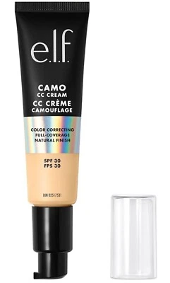 e.l.f. Camo CC Cream, Color Correcting Full Coverage Foundation with SPF 30