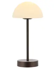 JONATHAN Y Xavier 12In Bohemian Farmhouse Iron Rechargeable Integrated LED Table Lamp