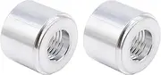 OXCANO 1/4 NPT Female Pipe Thread Weld On Bung Fitting Stainless Steel 1/4" Weldable Fuel Tank Fitting Adapter 2PCS