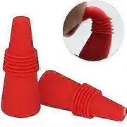 5Pcs Beverage Bottle Stopper Wine Stopper Reusable Silicone Wine Bottle Stopper