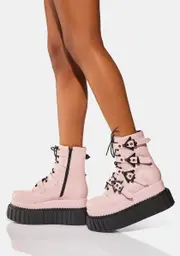 [Lamoda] Pink Unstable Creeper Boots