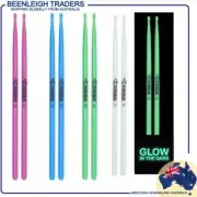 Glow In The Dark DRUM STICKS Size 5A or 5B Brand New