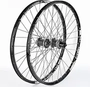 Bikes Wheel Set Carbon Fiber Hubs Disc Brake Mountain Bicycle Wheelset Quick Release MTB Lightweight Aluminium Alloy Rims Cassette 8 9 10 11 Speed (Color : Gray Hub, Size : 26inch)