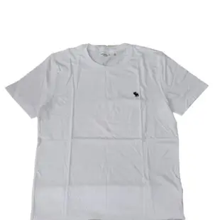 【Abercrombie & Fitch】Abercrombie & Fitch麋鹿 A&F AF短袖 情侶裝素T 圓領T恤