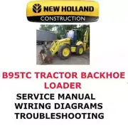 NEW HOLLAND B95TC TRACTOR LOADER BACKHOE MANUAL REPAIR SHOP SERVICE PDF