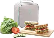 Smash RPet Fold Up Insulated Lunch Bag, Grey Sage