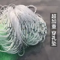 在飛比找蝦皮商城精選優惠-超加重流新品水網100米長三層粘網漁網捕魚網綠絲沉網上新正品