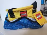 New Lego Storage Big Toy Bucket Earth Day Basket Bag Organizer Yellow Blue Tote