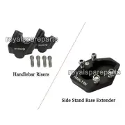 "HANDLEBAR RISERS & SIDE STAND EXTENDER" fit for Royal Enfield Himalayan 450