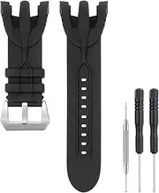 [SANDEIN] 38mm Watch Band Compatible with Invicta, Soft Silicone Rubber Replacement Wrist Strap for Invicta Venom Reserve Chronograph Watch Straps