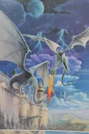 Fink & Company Dragon Attack 1000 Piece Puzzle W/ Glue Made In USA D&D Sealed