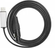 Areyourshop USB to DMX Interface Adapter DMX512 Stage Light Controller Cable for Computer