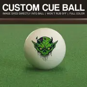 Oozing Goblin Skull Cue Ball