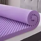 SINWEEK 2 Inch Egg Crate Cooling Gel Memory Foam Mattress Topper Full Size, S...
