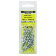 Otter 3.2 x 4.8mm Open Aluminium Blind Rivets - 25 Pack
