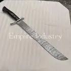 Custom Handmade Damascus Steel Full Tang Combat Sword With Sheath