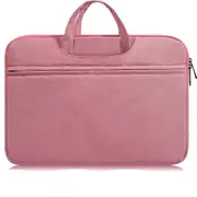 14.1-15.4 Inch Waterproof Laptop Sleeve Laptop Case Cover Bag Computer Briefcase,Pink