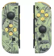 “Money Gold" Nintendo Joy-Con (L/R) Custom Wireless Controllers