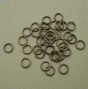 100pcs-Jumprings Antique Bronze OD-6mm.