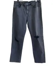 Joe's Jeans Women's Black Denim The Lara Mid Rise Cigarette Ankle Jeans Size 26
