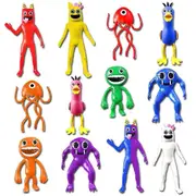 12pcs/set Monster Doll Toy PVC Model Doll Mini Doll Set Birthday Party Cake Decoration Gift