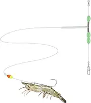 Pompano Rigs for Surf Fishing - Live Bait Hook | Pompano Rigs Shark Bluefish Long Casting Floats Hook for Freshwater Surf Fishing Saltwater