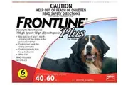Plus Flea & Tick Protection for Dogs 40-60kg, 6's