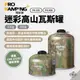 早點名｜PRO KAMPING 領航家 迷彩高山瓦斯罐230g/450g PK-230 PC-450 登山爐 蜘蛛爐