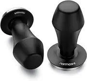 Normcore 49.7mm Coffee Tamper V4 - Spring-Loaded Tamper - Barista Tools - Espresso Tamper with Mat for ROK Espresso Maker - Flat Base