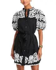 Sea Agathe Puffed Sleeve Dress