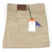 RM Williams Men's Linesman Jeans Size 54 x L34 Beige Brown NEW