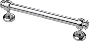 Alzassbg 15 Pack Polished Chrome Cabinet Pulls, 5 Inch(128mm) Hole Centers Cabinet Handles Kitchen Hardware Straight Bar for Cabinets and Drawer AL3082CP