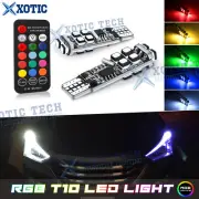 Set Multi-Color 168 194 T10 2825 LED w/RF Smart Control For Parking Backup Light