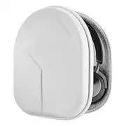 Geekria Shield Headphones Case Compatible with B&O Beoplay HX, H9i, H95, H9 3rd Gen, H8, H7, H6, Portal Gaming, Replacement Hard Shell Travel Carrying Bag with Cable Storage (White)