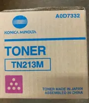 Konica Minolta NEW OEM TN213M MAGENTA Toner Cartridge A0D7332 FOR C253 / C203