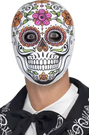 Senor Bones Mexican Skull Face Costume Mask