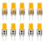 LED Bi-pin Lights 10pcs GY6.35 5W LED Candle Lights LED Corn Lights 500 lm COB Beads Warm White White AC/DC 12V Crystal Chandelier Light Source Energy Saving