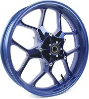 Blue Front Wheel Rim Compatible with Yamaha YZF R1 2015-2022 ABS include, Bearing included, Motorcycle Replacement Accessories Parts