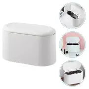 Press-type Trash Bucket Plastic Can Stackable Recycling Bins Waste Office
